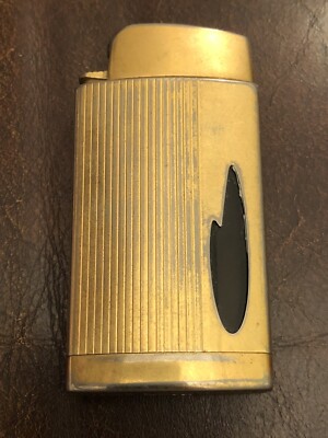 Vintage SCRIPTO Gold Toned Butane Cigarette Lighter