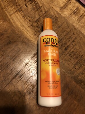 Cantu Shea Butter for Natural Hair Moisturizing Curl Activator Cream  12 Ounce