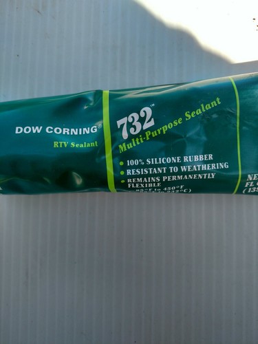 DOW CORNING 732 3 OZ PREMIUM QUALITY RTV SEALANT , LOT OF TWO SEALED TUBES.