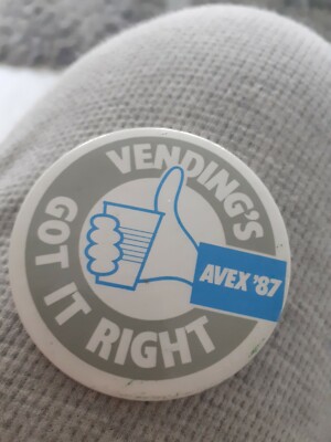 Vendings Avex 87 Vintage badge 