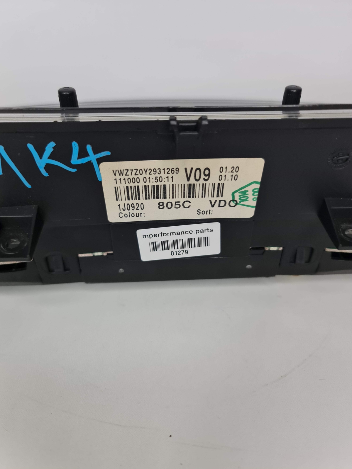0 Unknown INSTRUMENT CLUSTER SPEEDOMETER VW GOLF MK4 1J0 920905JX image 5