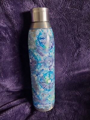Tervis 25oz Slim Carafe Tumbler/Water Bottle (Tie-Dye Dragonfly)