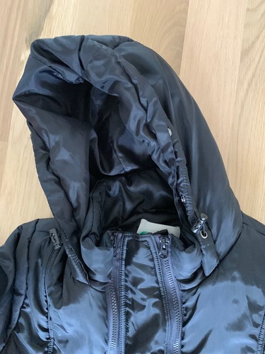 Modern Eternity Maternity Madison 3 in 1 Black Long Quilted Puffer Coat Small