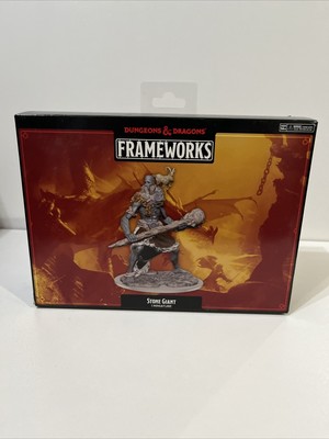D&D Frameworks: Stone Giant - Unpainted and Unassembled - New In Box Wizkids - R