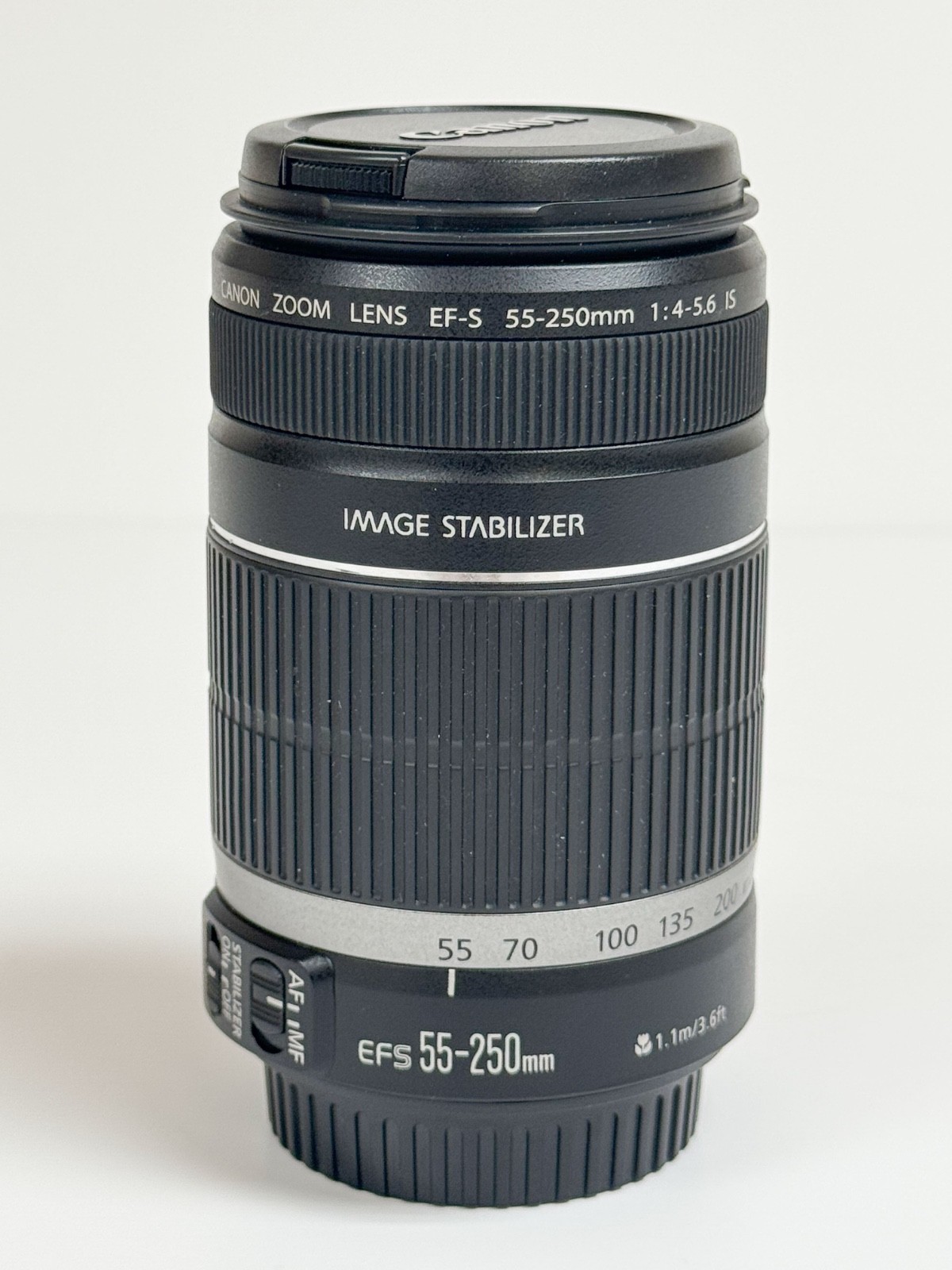 Canon EFS 55-250mm 1:4-5.6 IS Zoom Camera Lens Working with