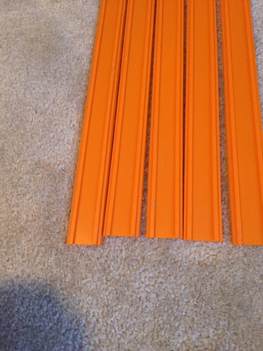 HOT WHEELS  Mattel Racing Race Track Parts 5 Pieces 24”