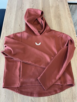 BXR Castore Women s Boxing Gym Hoodie Size 12 UK BURGUNDY 