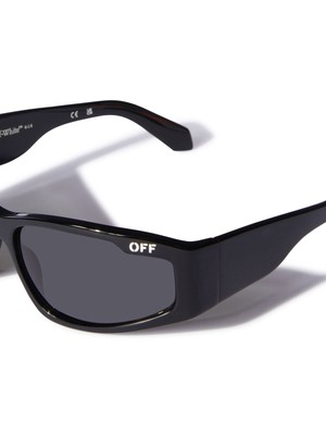 Pre-owned Off-white Oeri118s24pla0011007 Kimball Black Sunglasses In Gray