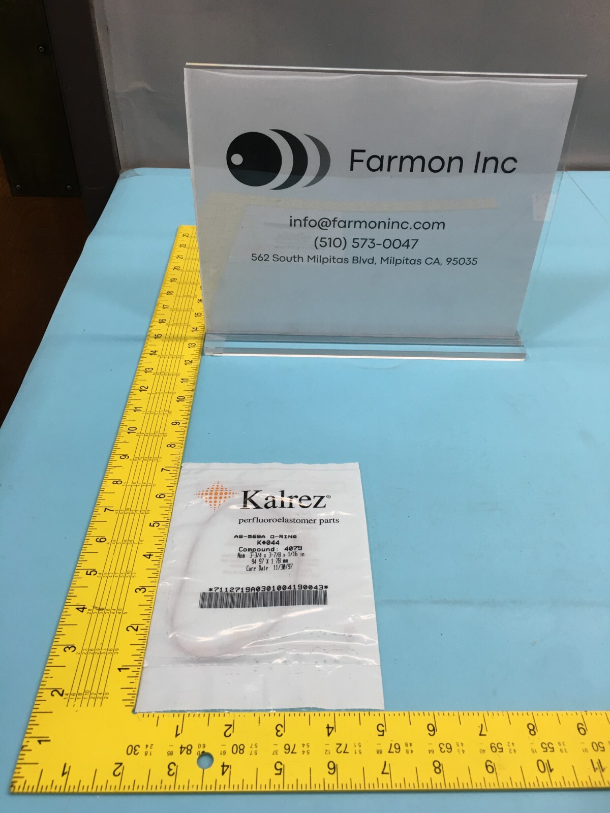 KALREZ AS-568A O-RING K#044, COMPOUND: 4079, AS-568A-044, 2-044, 137830