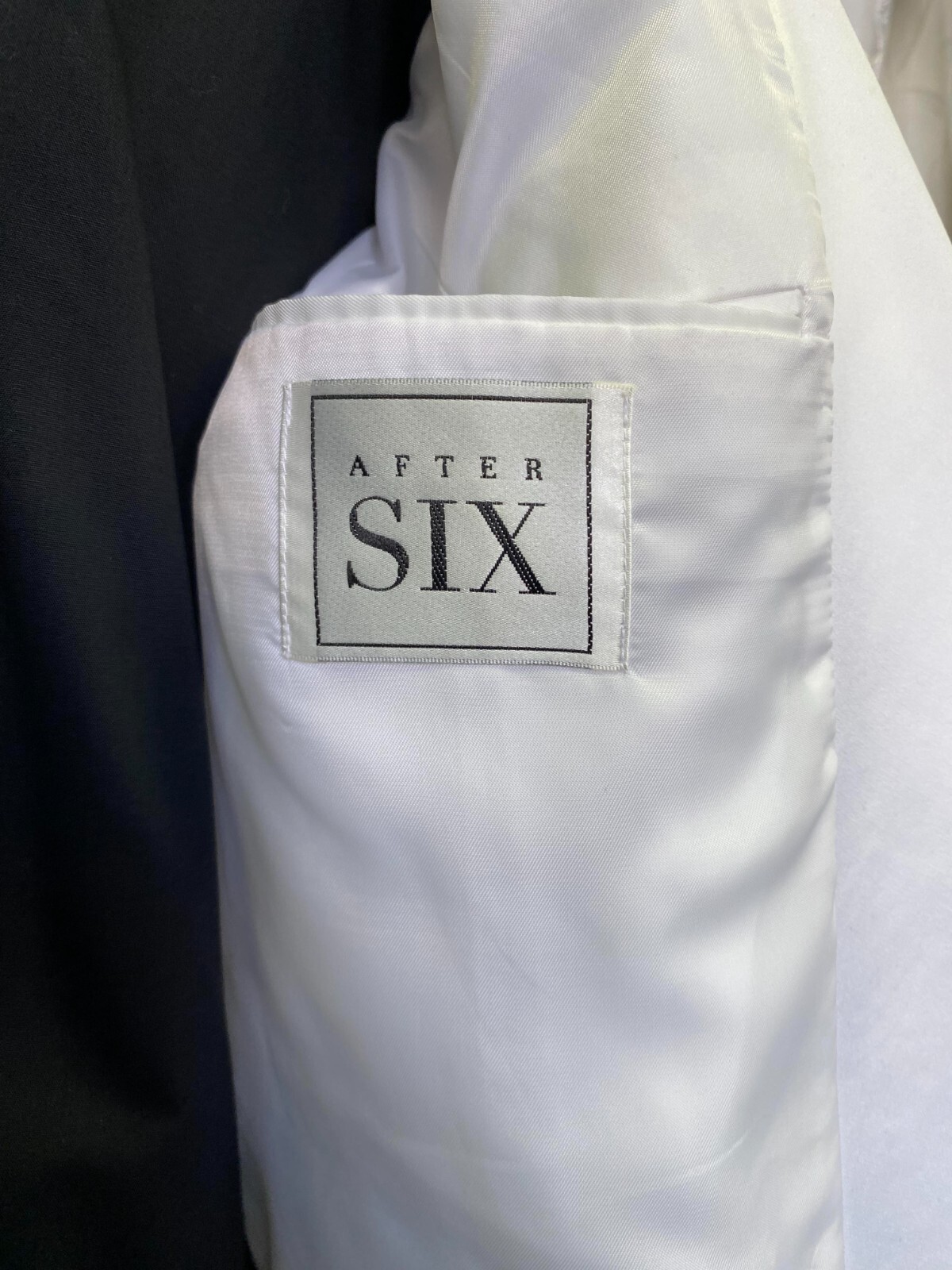 Men's After Six White Tuxedo Jacket Wedding- Prom Mason Cruise Modern Slim Fit