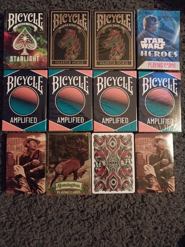 12 Playing Card Decks All SEALED NEW