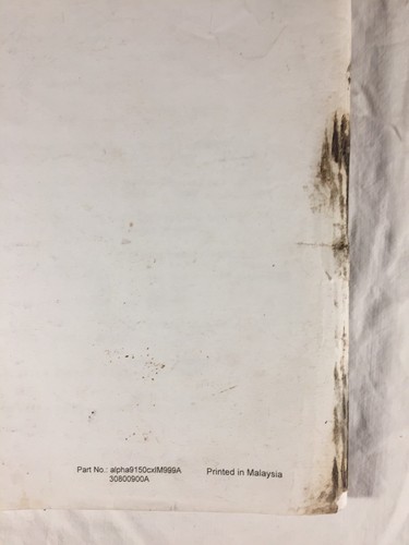 Royal Alpha 9150 Cash Management System Instruction Manual