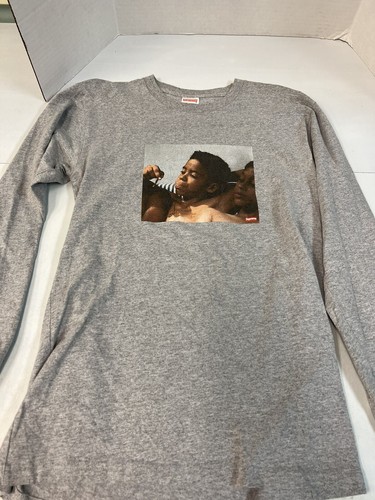 Supreme Kids Blunt L/S Tee Grey Size M Used SS15 | eBay