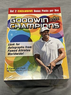 2023 Goodwin Champions Mega Box Upper Deck (16 Packs) Factory Sealed