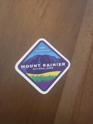 Mount Rainier National Park Decal Sticker