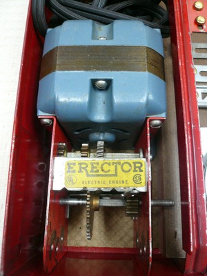 Vtg Erector Set Gilbert Engineers No 7 1/2 Working Reversible Motor 1940s-50s