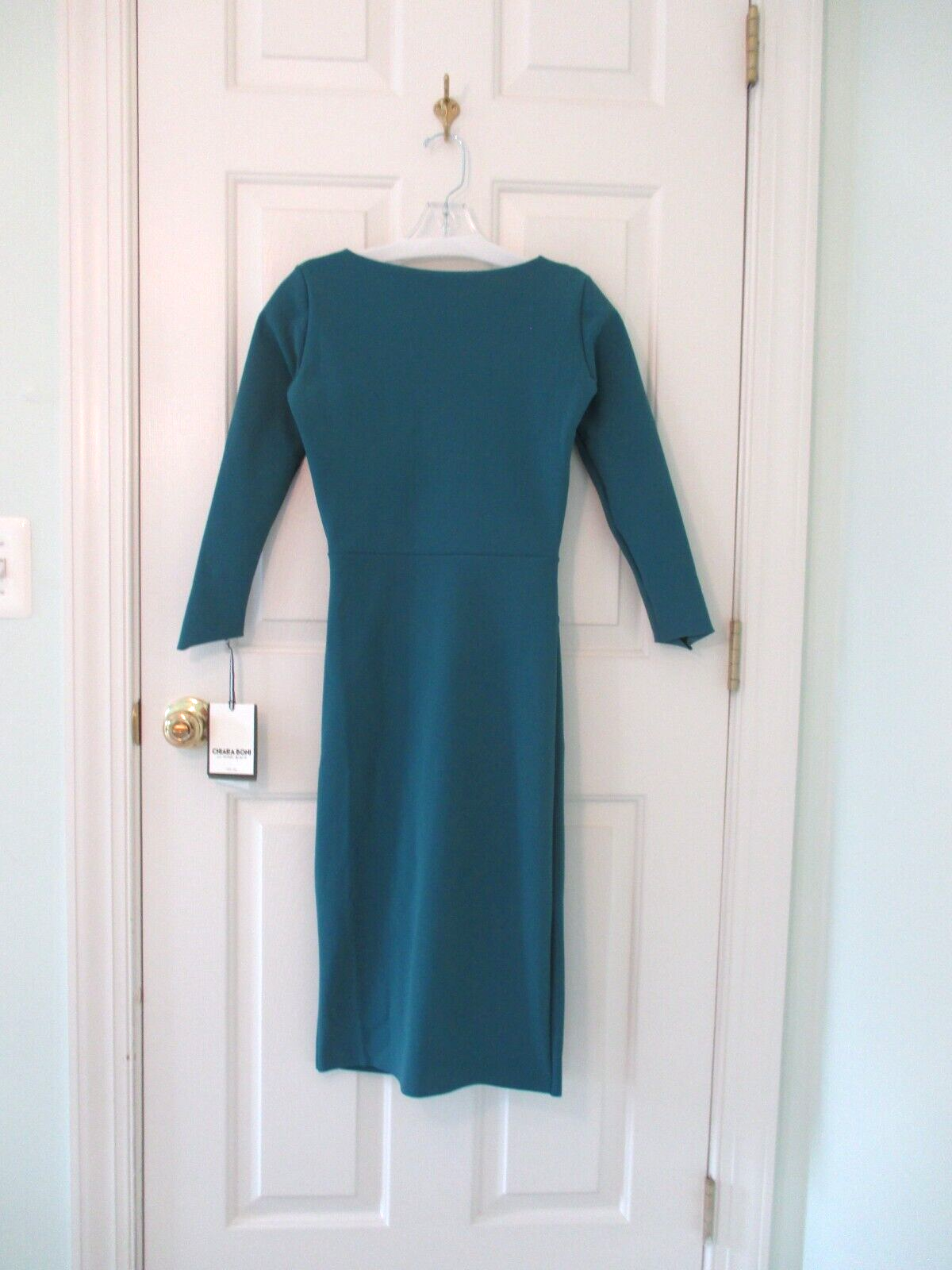 Pre-owned Chiara Boni La Petite Robe Luiza Dress Avio Blue $695