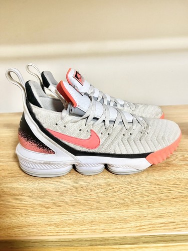 lebron 16 hot lava white