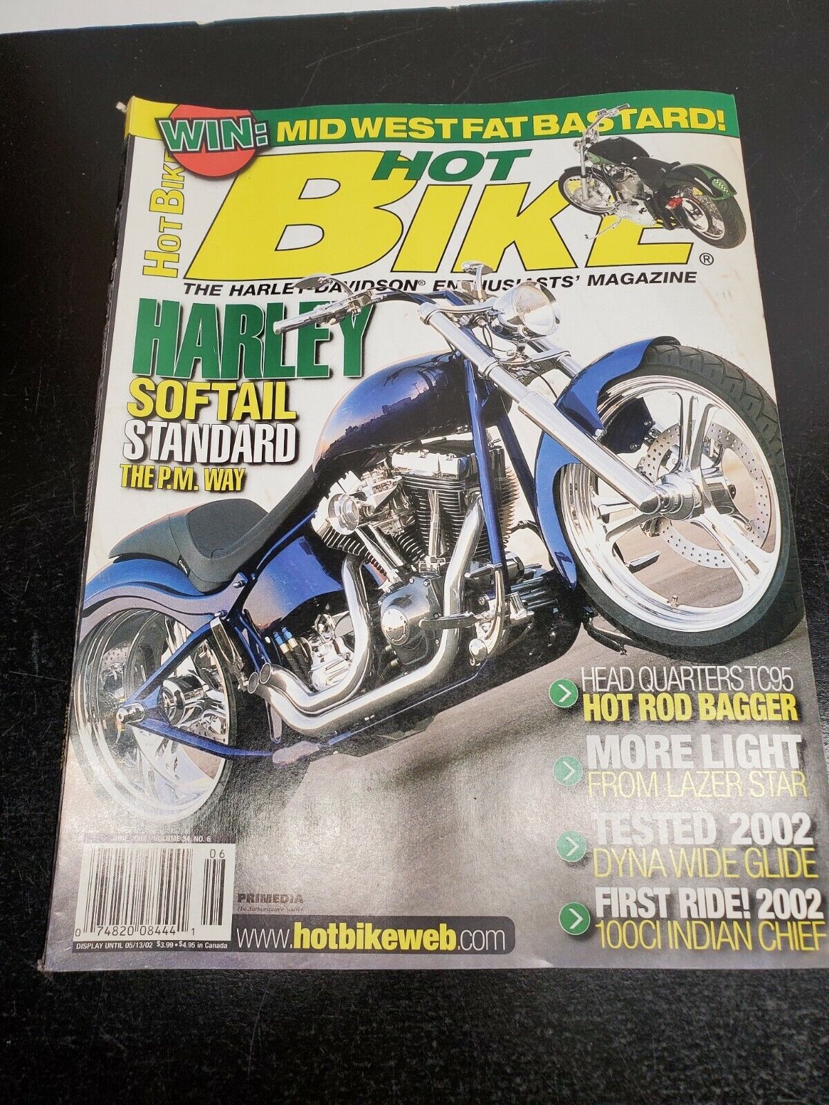 Hot Bike magazine - The Harley-Davidson Enthusist's Magazine -...