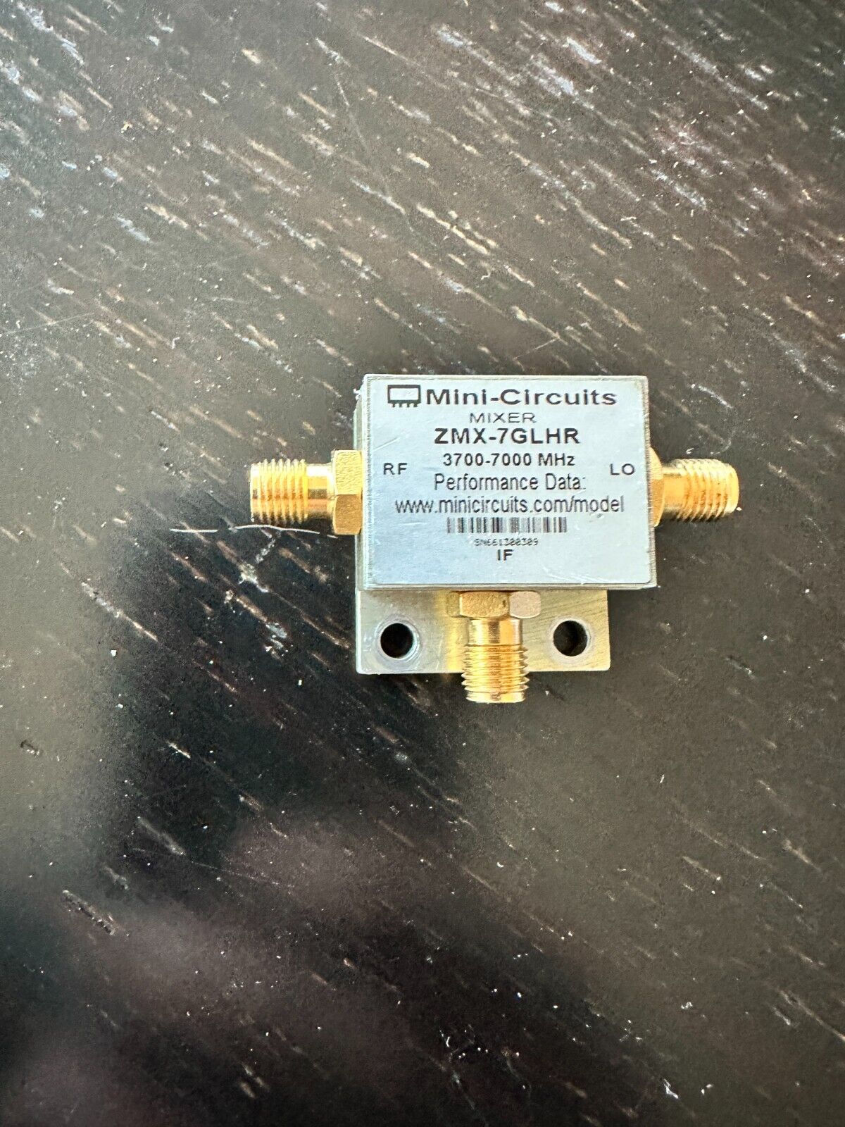 Mini-Circuits ZMX-7GLR Double Balanced Mixer RF/LO Freq 3.7 Mini-Circuits ZMX-7GLR Double Balanced Mixer RF/LO Freq 3.7