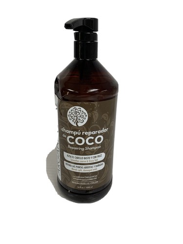 ARGANATURAL COCO REPAIRING Shampoo Big 34 oz New