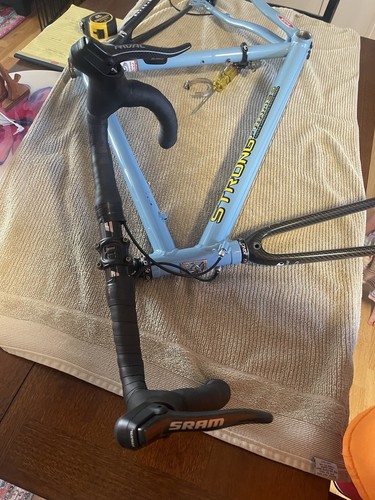 Carl Strong Frames CUSTOM HANDCRAFTED bicycle… rims… crankshaft… seat…