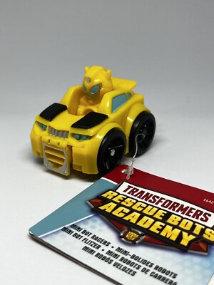 TRANSFORMERS RESCUE BOTS ACADEMY MINI BOT RACERS BUMBLEBEE