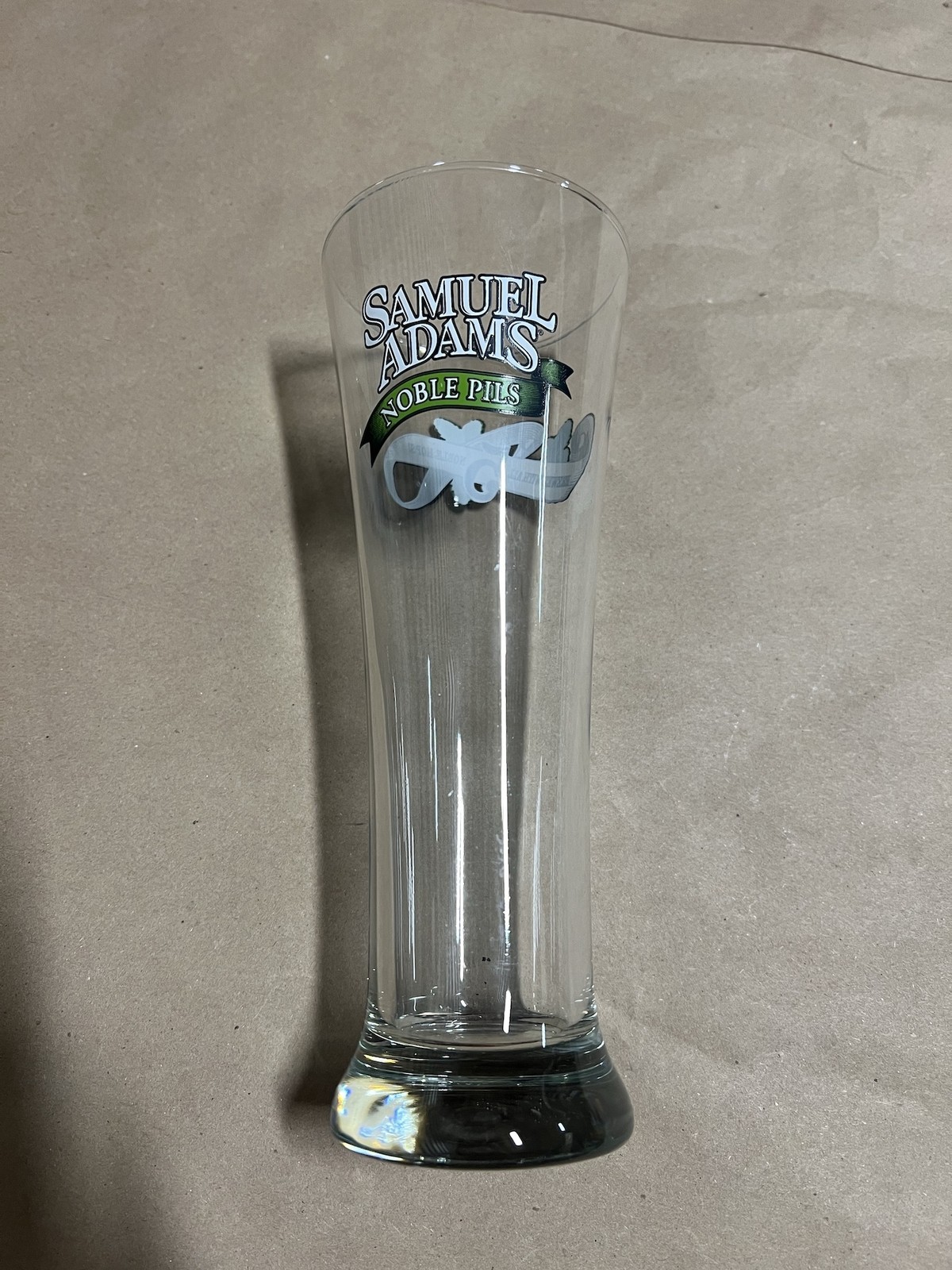 Samuel Adams Noble Pils Beer Glass