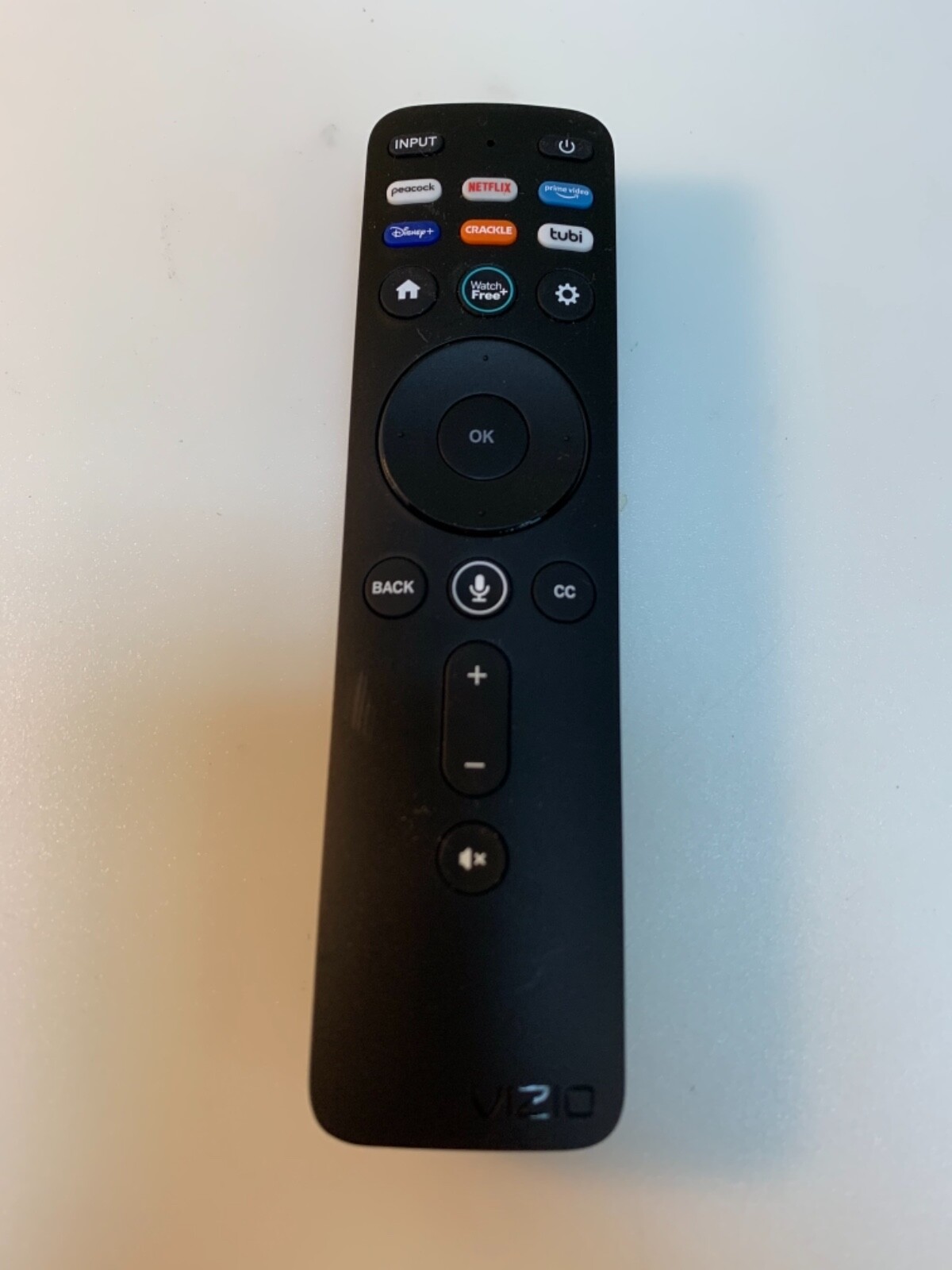 GENUINE OEM VIZIO SMART VOICE TV REMOTE CONTROL XRT260 W/ PEACOCK CRACKLE USED