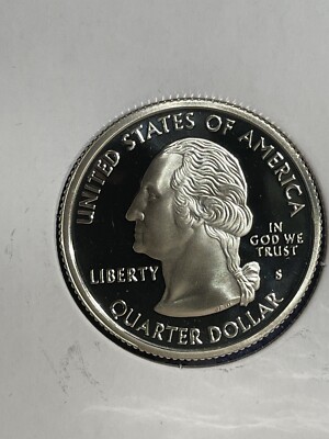 2005 S Silver Washington Oregon Quarter, high end proof