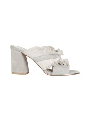 

KENNETH COLE NEW YORK Женские серые кожаные шлепанцы без шнуровки Laken 9,5 м, Серый, KL01909SU
