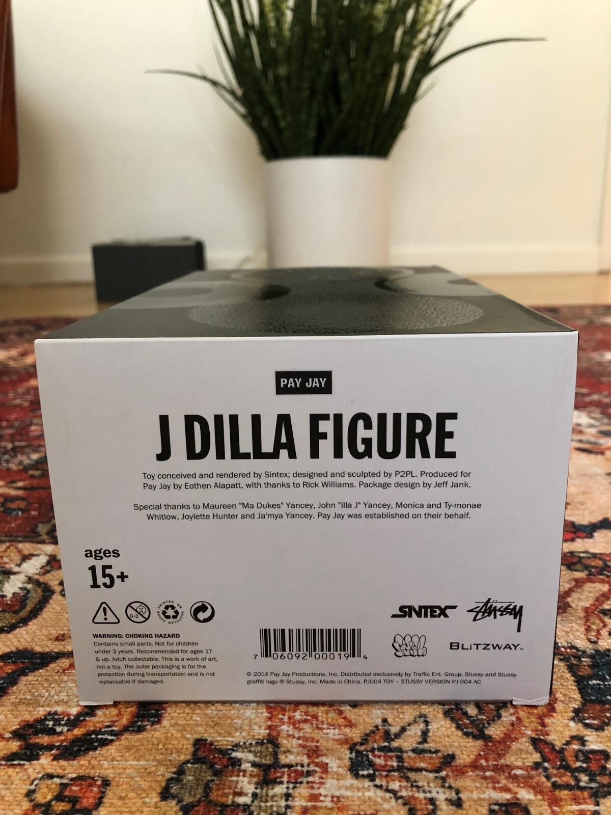 J Dilla x Stussy - 1st Edition Figure J Dilla x Stussy - 1st Edition Figure