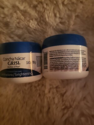 Concha Nacar Grisi Cream lot of 2