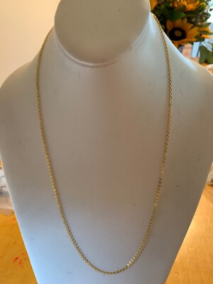 NWOT Carolee Gold  Tone 25''  Long chain only necklace  P50