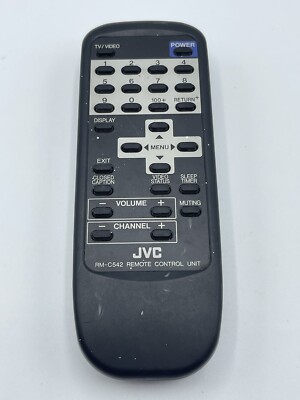 Authentic OEM JVC RM-C540 TV System Remote Control Unit C20710, C20810, C20811
