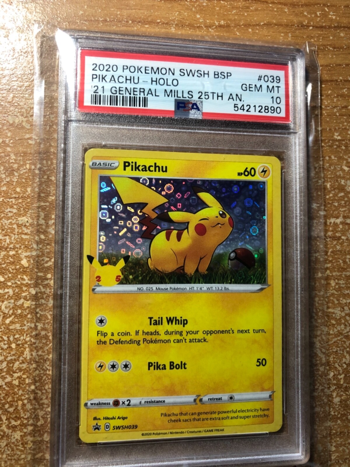Pokemon Swsh Black Star Promo 039 Pikachu Holo PSA 10 2021 Pokemon Swsh Black Star Promo 039 Pikachu Holo PSA 10 2021