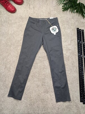 Toad & Co Mens Mission Ridge Pants Grey Stretch Casual Relaxed Fit NWT MSRP $90