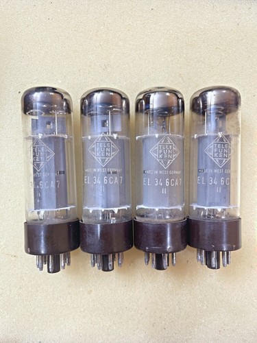 ⭐︎ハチミツ⭐︎TELEFUNKEN EL34/6CA7 4本セット クアッド ⭐︎ハチミツ様専用⭐︎TELEFUNKEN EL34/6CA7 4本セット クアッド