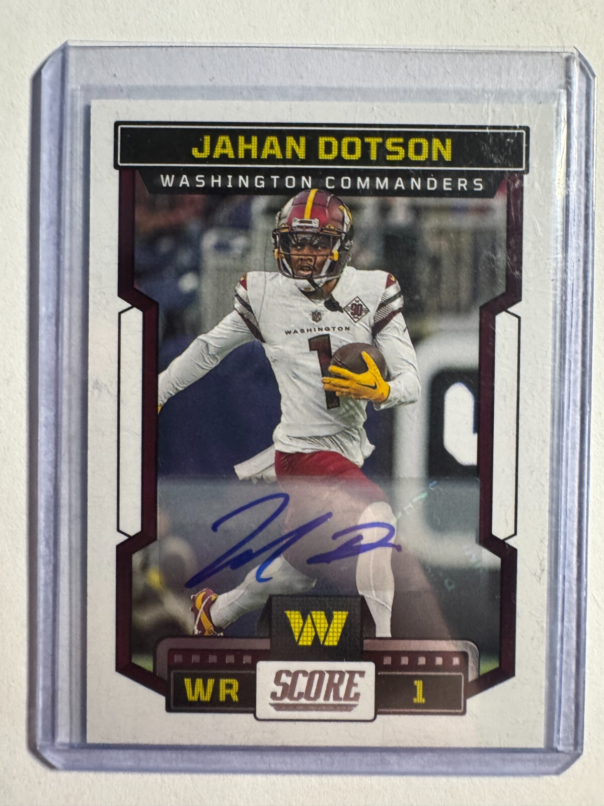 K299,378 - 2023 Score Signatures #256 Jahan Dotson Auto | eBay
