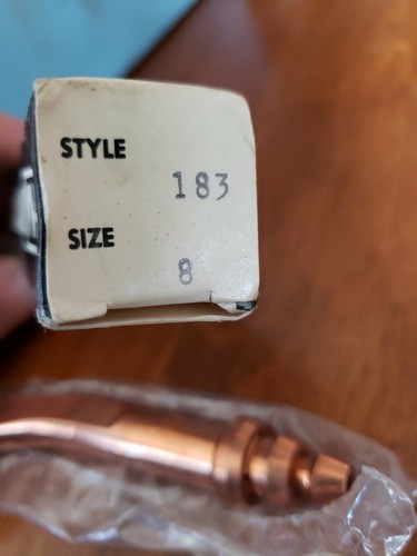 Cutting Tip,size 8 NATIONAL TORCH TIP 183-8 AIRCO