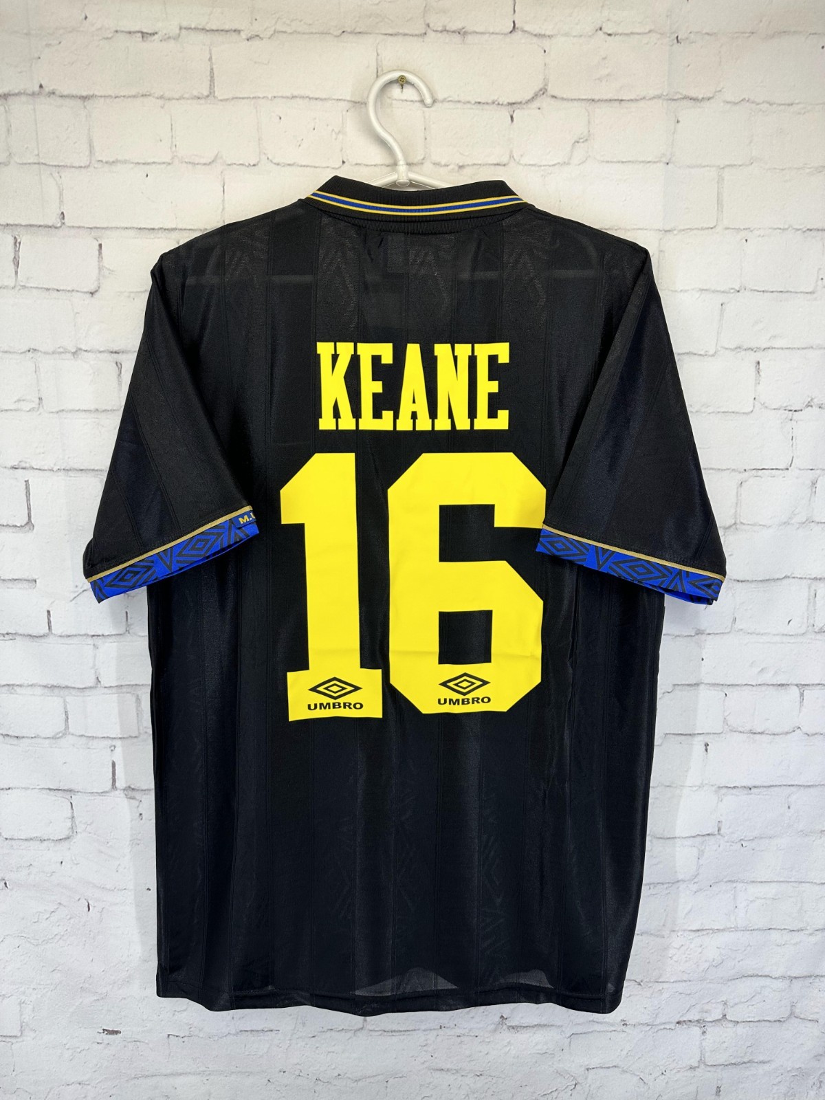 Kean マンチェスター ユナイテッド 95/96アウェイ 1995-96 Manchester United Away Shirt Keane #16 (XXL)