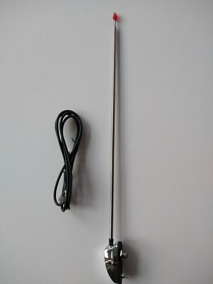 1x 3 Section Retractable Round Base Vintage Style AM/FM