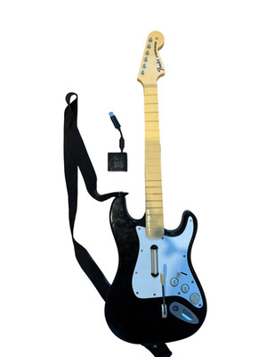 Sony PlayStation 3 PS3 Guitar Hero Rockband Fender Stratocaster + Empfänger