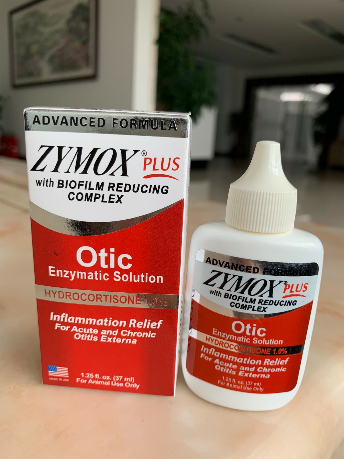 Zymox Plus Advanced Formula 1% Hydrocortisone Otic ...