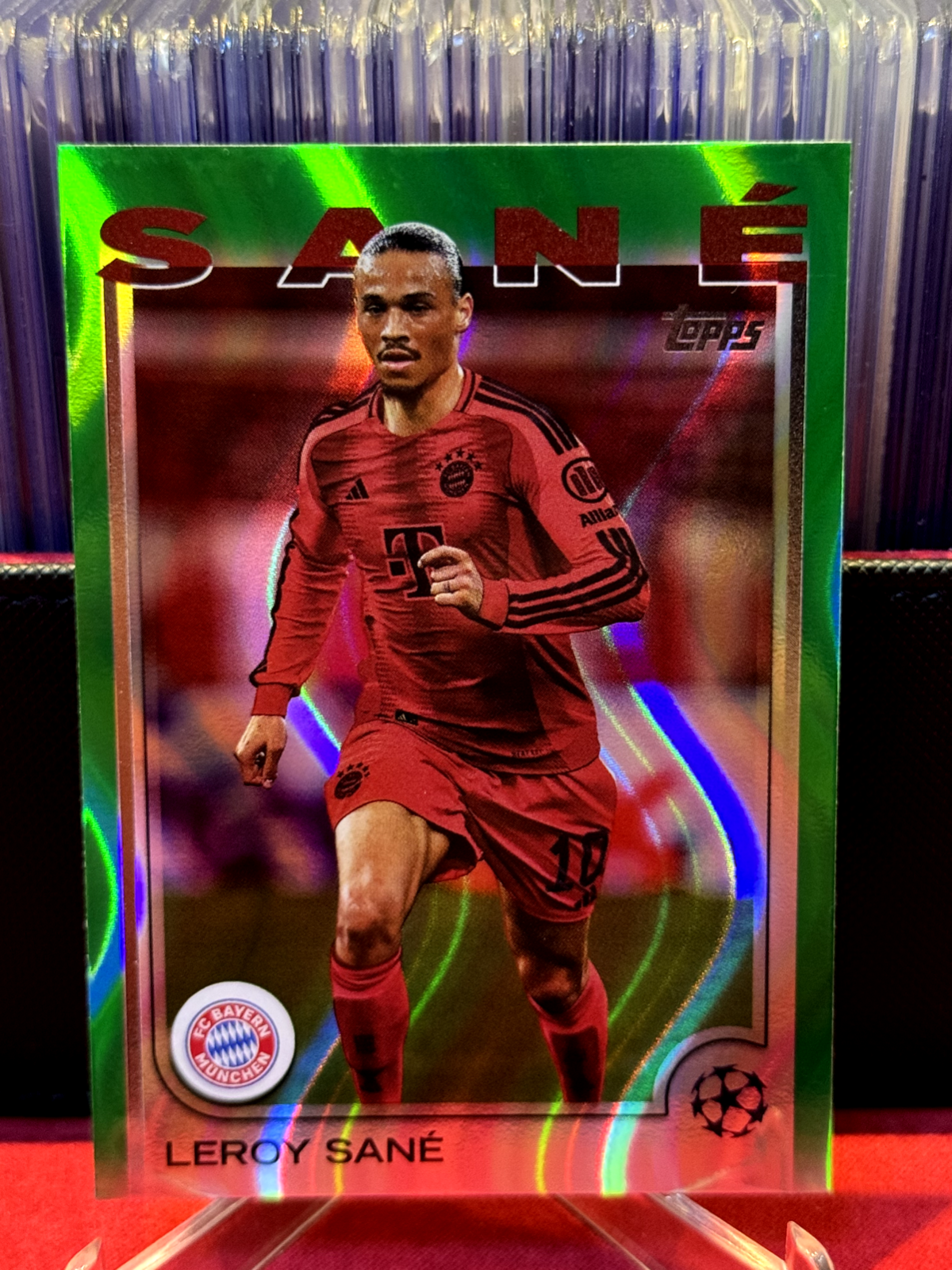 【新品タグ付き・オーセンティック】レロイ・サネ ＃１０ バイエルン ２１／２２ 2021-22 Topps Finest UCL Leroy Sané #34 for sale | eBay
