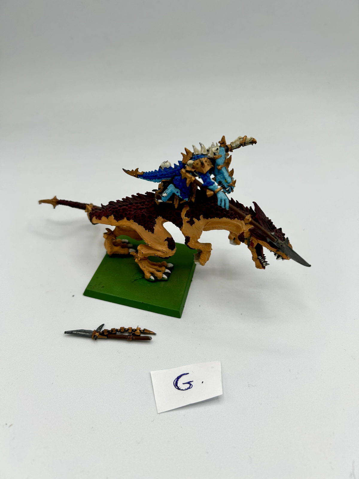 Krok gar on carnosaur metal Lizardmen Seraphon WARHAMMER | eBay Krok gar on carnosaur metal Lizardmen Seraphon WARHAMMER | eBay