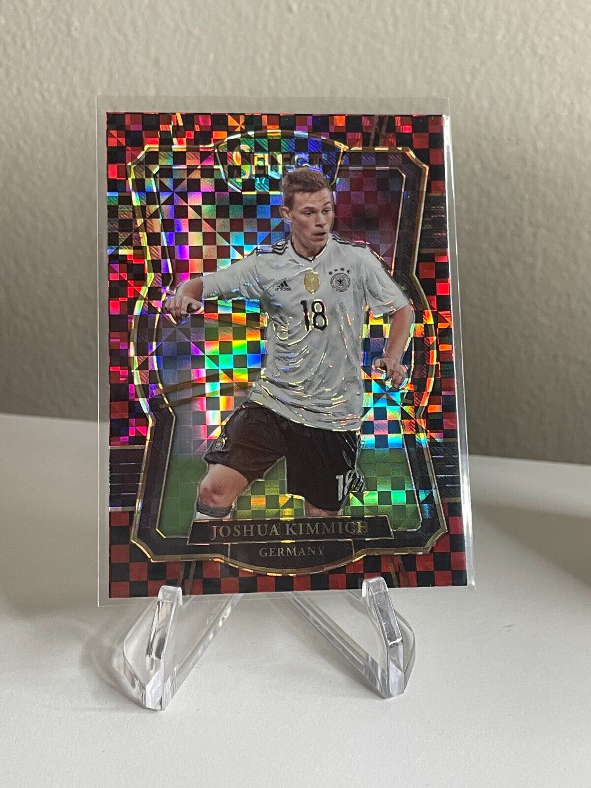 Joshua Kimmich RED CHECKERBOARD 2017-18 Panini Select #146