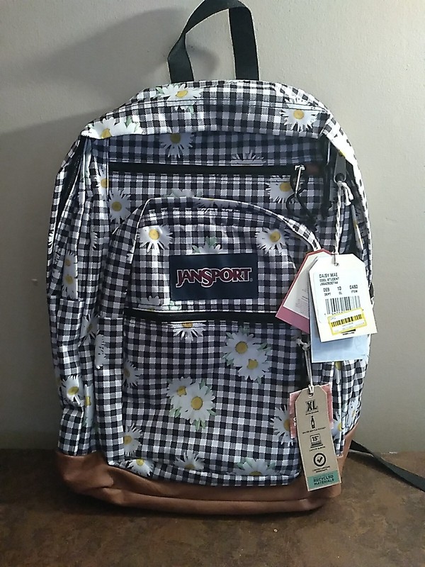 JanSport Cool Student 17.5" Backpack - Daisy Mae - FREE