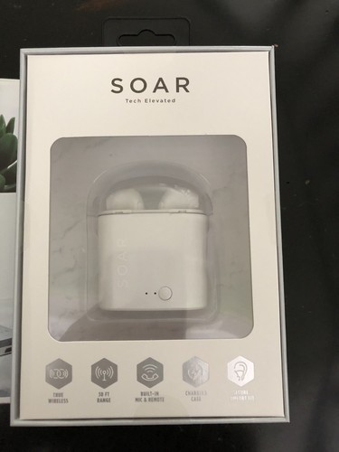 SOAR Premium True Wireless Earbuds Bluetooth in-Ear Headphones & Charging Case