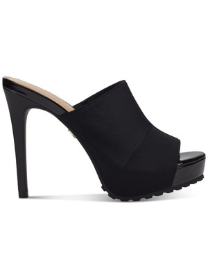 

THALIA SODI Женские черные босоножки без шнуровки на каблуке Cindie Stiletto 1 на платформе 7,5 м, Черный, SY015-6TH